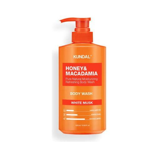 KUNDAL HONEY & MACADAΜΙΑ PURE BODY WASH 500ml (13 - type) - Glam Global UKKUNDAL