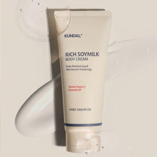 KUNDAL RICH SOYMILK BODY CREAM 200ml #Mellow Vanilla - Glam Global UK