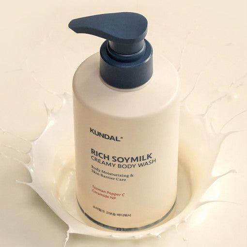 KUNDAL RICH SOYMILK BODY CREAM 500ml #Mellow Vanilla - Glam Global UKKUNDAL