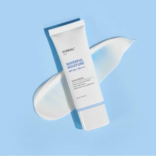 KUNDAL WATERFUL MOISTURE Sunscreen SPF50+ PA++++ 40ml | Hydrating Daily Protection - Glam Global UK