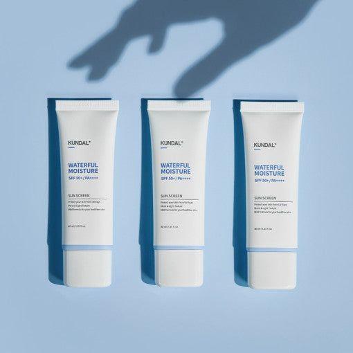 KUNDAL WATERFUL MOISTURE Sunscreen SPF50+ PA++++ 40ml | Hydrating Daily Protection - Glam Global UKKUNDAL