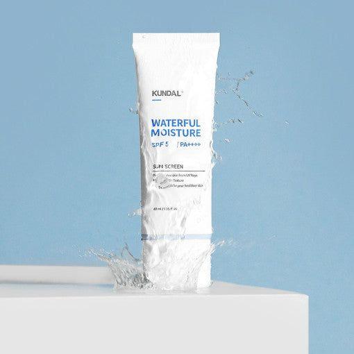 KUNDAL WATERFUL MOISTURE Sunscreen SPF50+ PA++++ 40ml | Hydrating Daily Protection - Glam Global UK