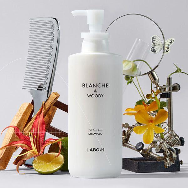 LABO - H Scalp Strengthening Shampoo Hair Loss Care Blanche&Woody 400ml - Glam Global UK