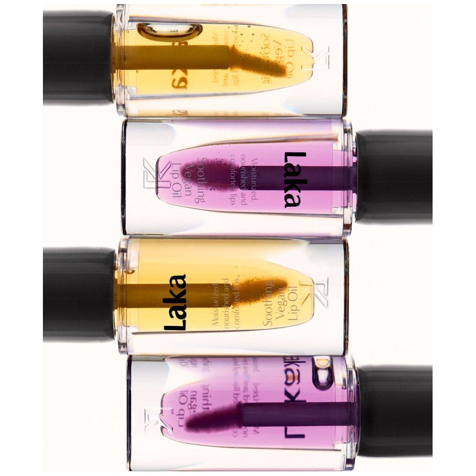 Laka Soothing Vegan Lip Oil #Calming Purple - Glam Global UK