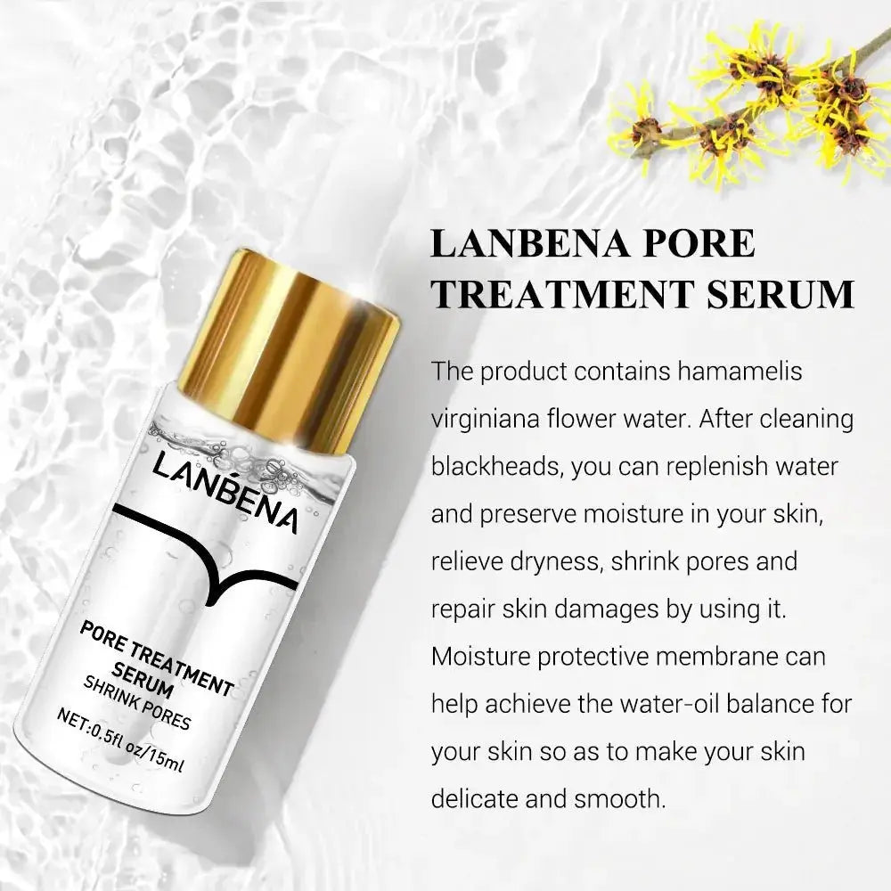 LANBENA Pore Treatment Serum - 15ml - Glam Global UK