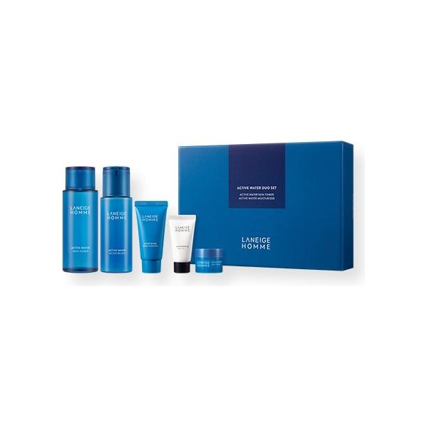 LANEIGE HOMME Active Water Duo Set 180ml + 125ml | Hydration & Energy for Men - Glam Global UKLANEIGE