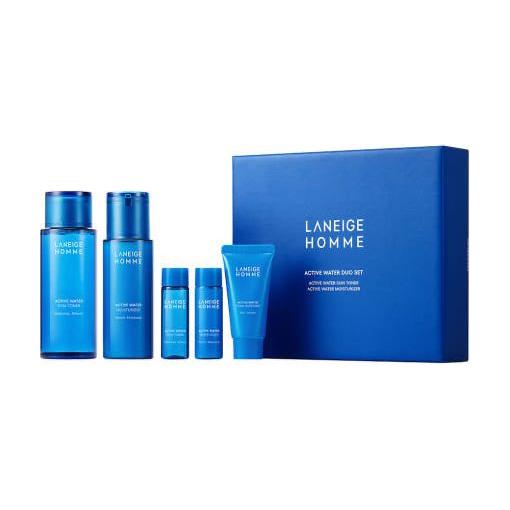 LANEIGE HOMME Active Water Duo Set 180ml + 125ml | Hydration & Energy for Men - Glam Global UKLANEIGE