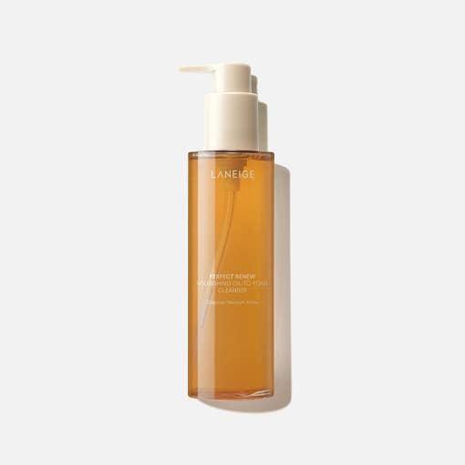 LANEIGE Perfect Renew Nourishing Oil - To - Foam Cleanser - 200ml | Gentle Deep Cleansing - Glam Global UKLANEIGE