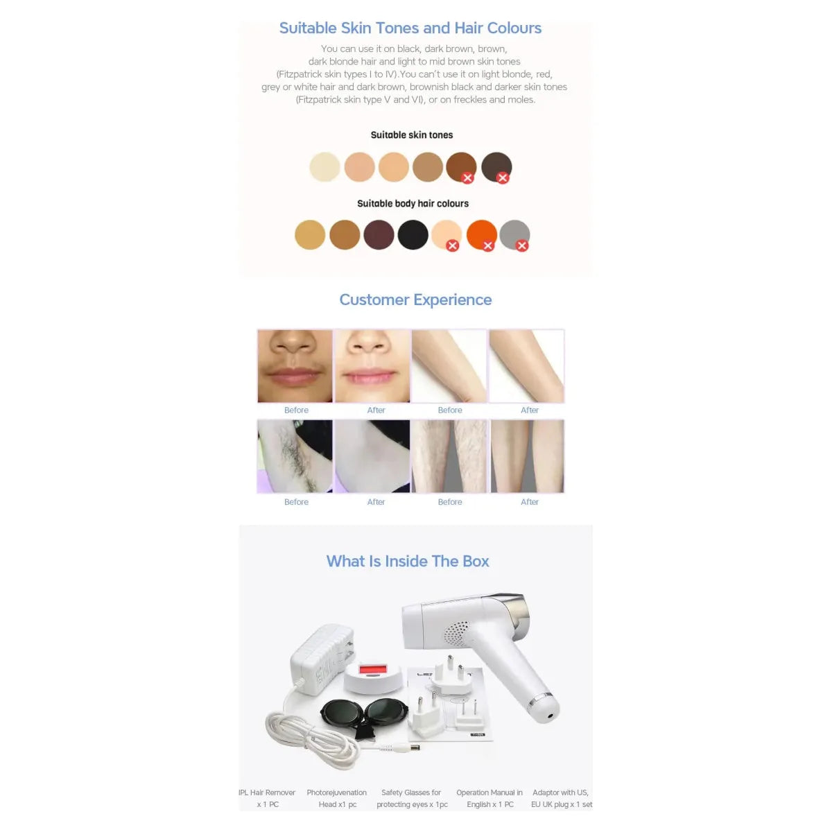 Laser Hair Removal Machine - Glam Global UK