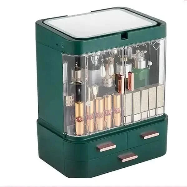 LED Desktop Storage Box: The Ultimate Organizer with Illuminating Features - Glam Global UKGlam Global UK