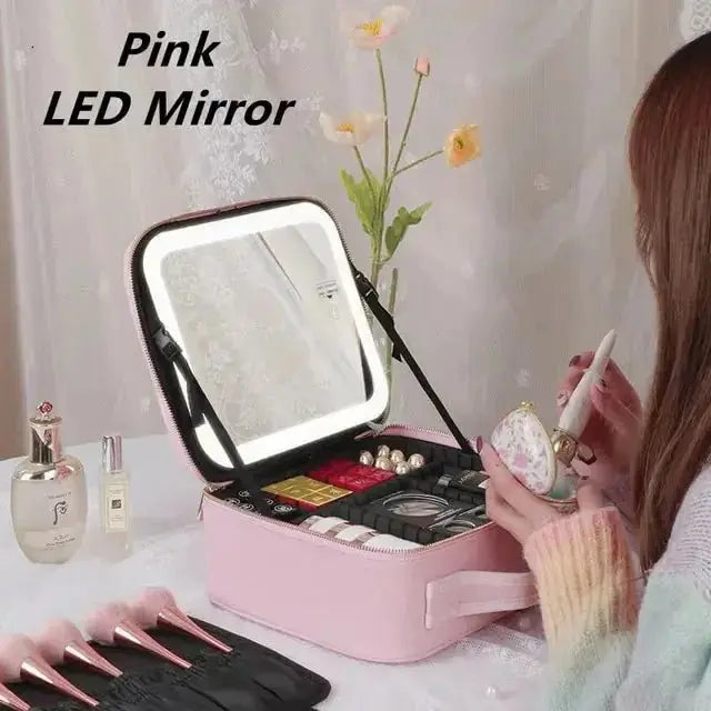 LED Light Cosmetic Bag - Glam Global UK