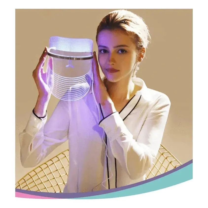 LED Photon Light Therapy Facial Mask - Glam Global UK