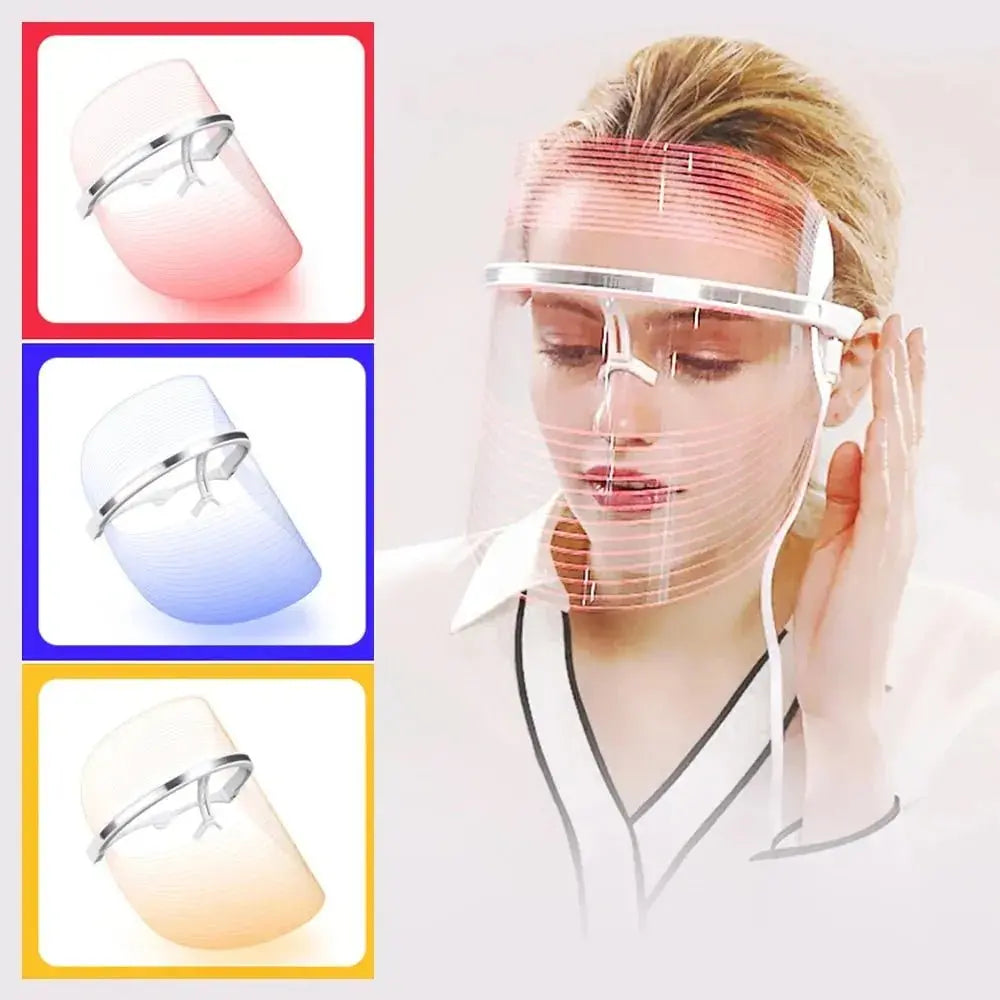 LED Photon Light Therapy Facial Mask - Glam Global UK