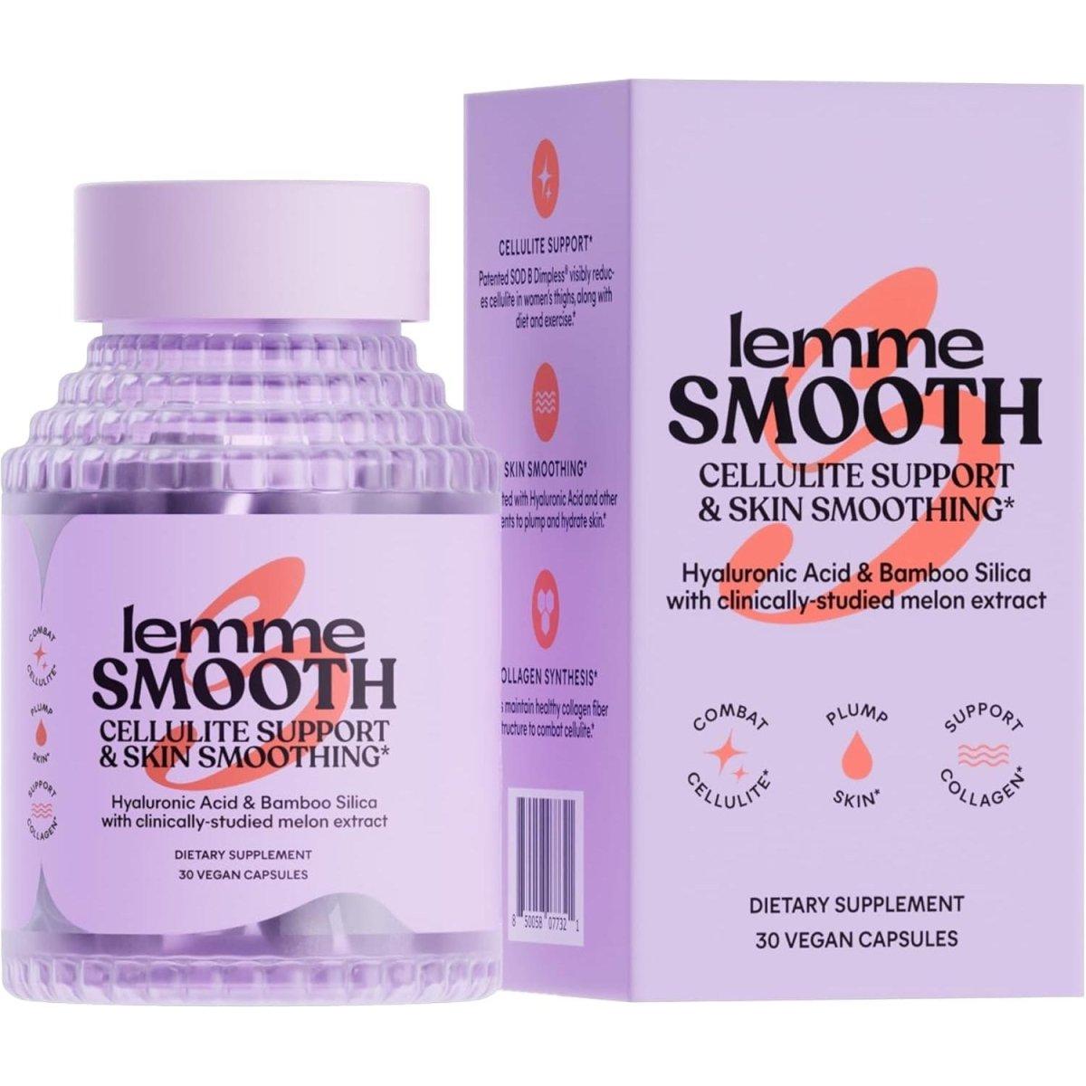 Lemme Smooth Cellulite Support Capsules - 30 Ct (One Month Supply) - Glam Global UK