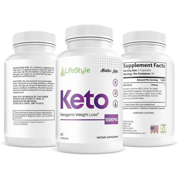 Lifestyle Keto Strong Advanced Formula 1300Mg, Made in the USA - 30 Day Supply (60 Capsules) - Glam Global UKLifestyle