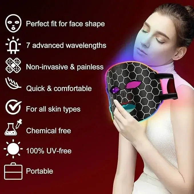 Light Therapy Face Mask - Glam Global UK