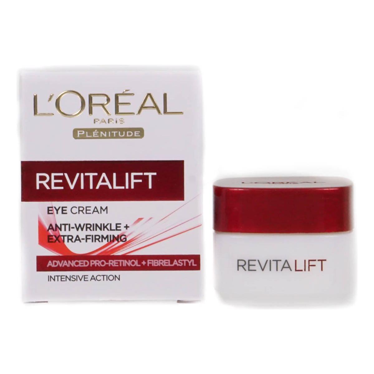 L'Oreal Revitalift Eye Cream 15ml Anti Wrinkle - Glam Global UK