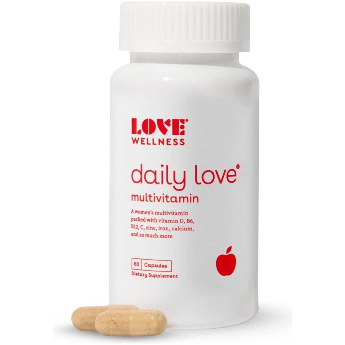 Love Wellness Daily Love Multivitamin - 60 Capsules - Glam Global UK