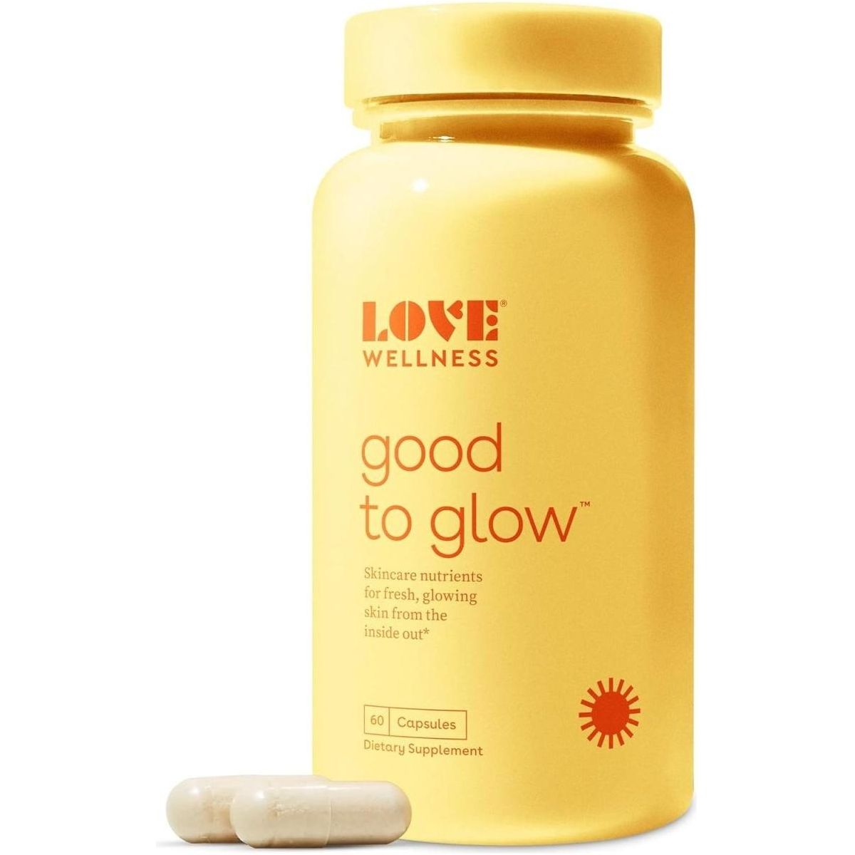 Love Wellness Good to Glow Collagen Supplement - 60 Capsules - Glam Global UK