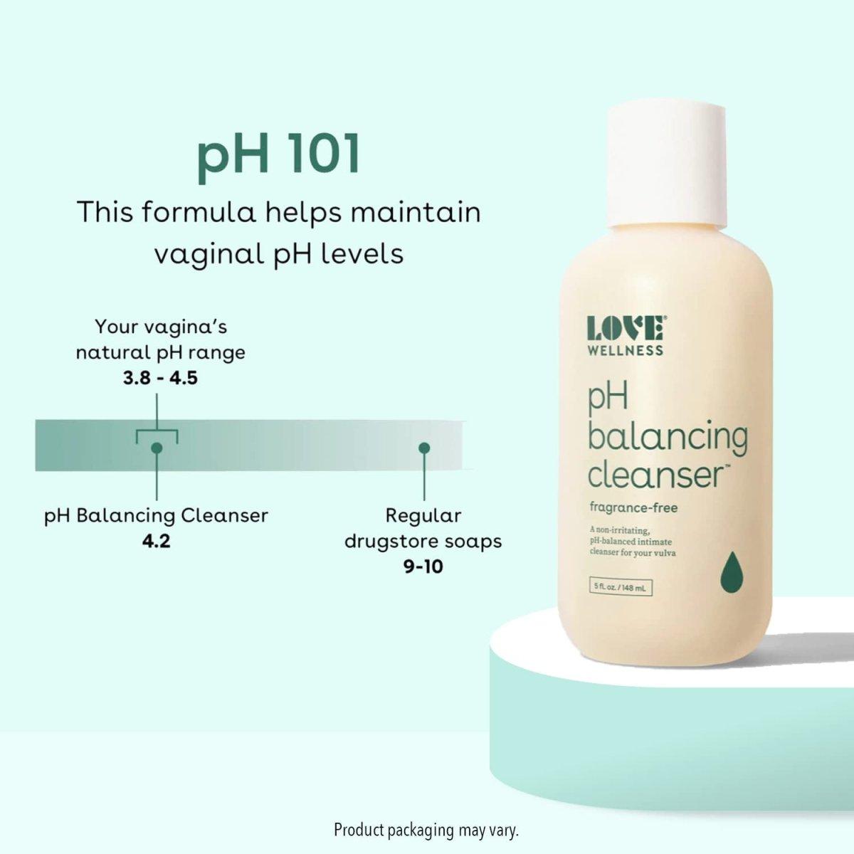 Love Wellness pH Balancing Cleanser Vaginal Soap - 150ml - Glam Global UK