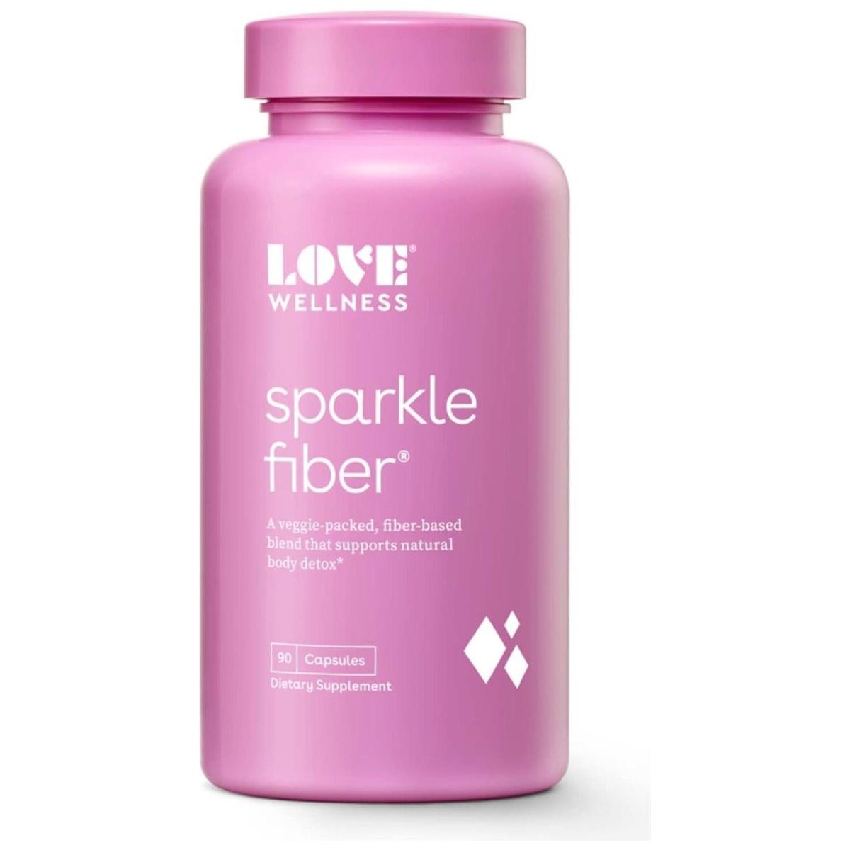 Love Wellness Sparkle Fiber - 90 Capsules - Glam Global UK