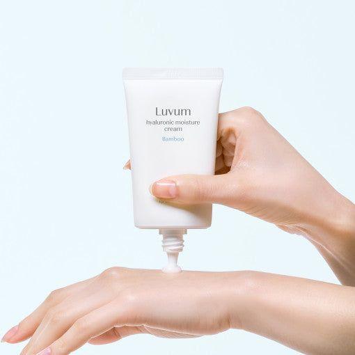 Luvum Bamboo Hyaluronic Moisture Cream - 70ml | Deep Hydration & Skin Barrier Support - Glam Global UKLuvum