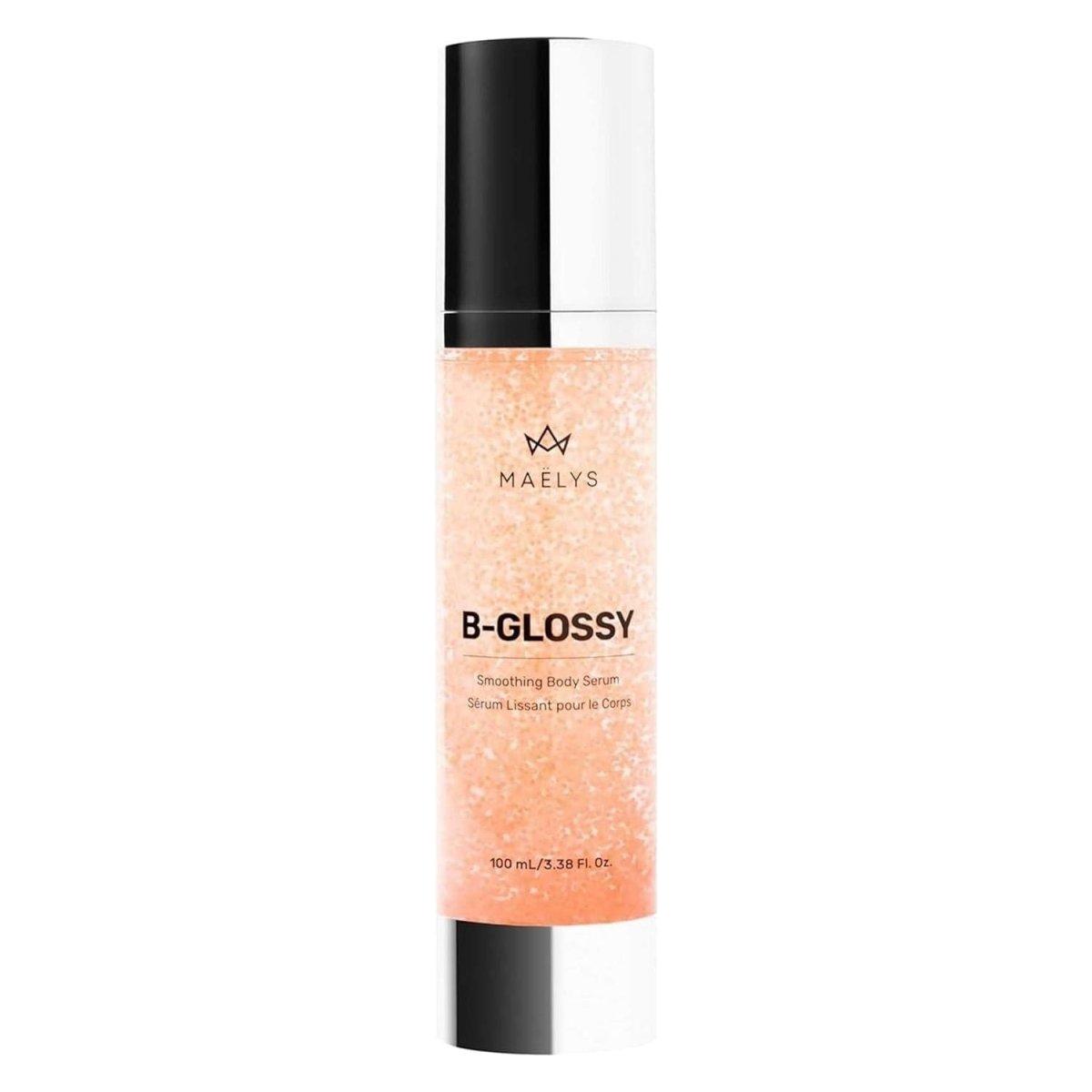 MAËLYS B - GLOSSY Smoothing Body Serum - Hyaluronic Acid Serum for Body - Hydrating Wrinkle Serum with Peptides & Shea Butter - Glam Global UK