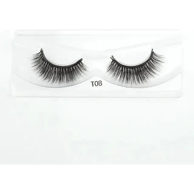 Magnetic Eyelashes Set with Waterproof Eyeliner and Tweezer - Glam Global UK