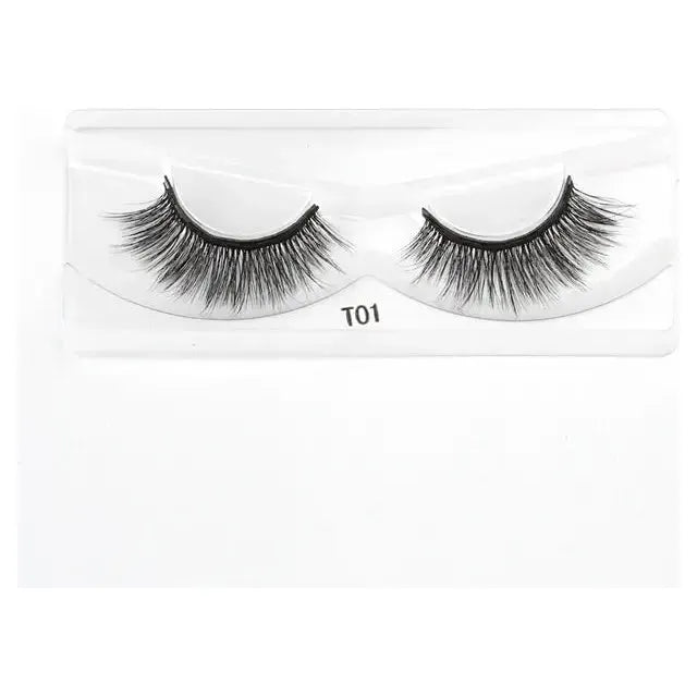 Magnetic Eyelashes Set with Waterproof Eyeliner and Tweezer - Glam Global UK