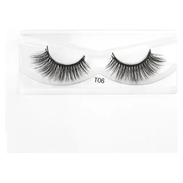 Magnetic Eyelashes Set with Waterproof Eyeliner and Tweezer - Glam Global UK