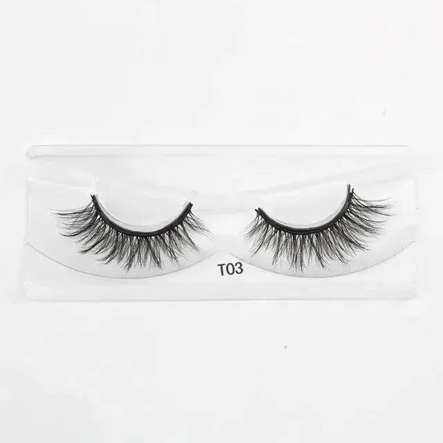 Magnetic Eyelashes Set with Waterproof Eyeliner and Tweezer - Glam Global UK