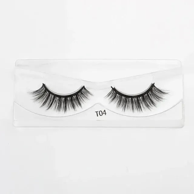 Magnetic Eyelashes Set with Waterproof Eyeliner and Tweezer - Glam Global UK