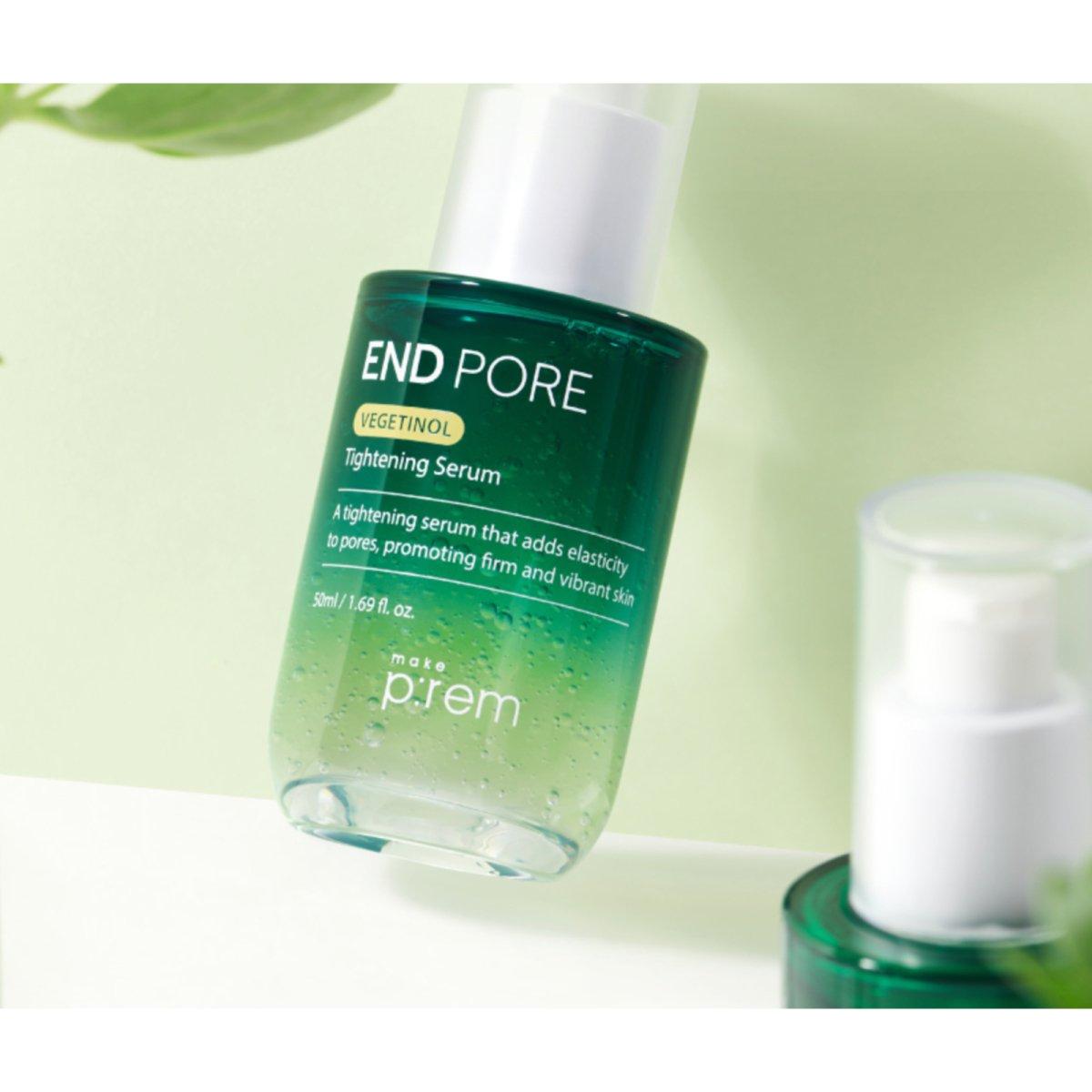 make p:rem End Pore Vegetinol Tightening Serum 50ml - Glam Global UK