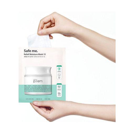 make p:rem Safe Me. Relief Moisture Mask 15 25ml x 10ea - Glam Global UK