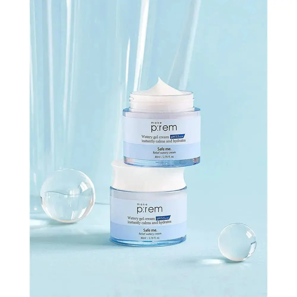 make p:rem Safe Me. Relief Watery Cream 80ml - Glam Global UK