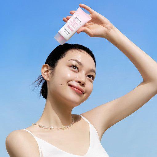make p:rem Soothing Pink Tone Up Sun Cream SPF 50+ PA++++ 50ml - Glam Global UKmake p:rem