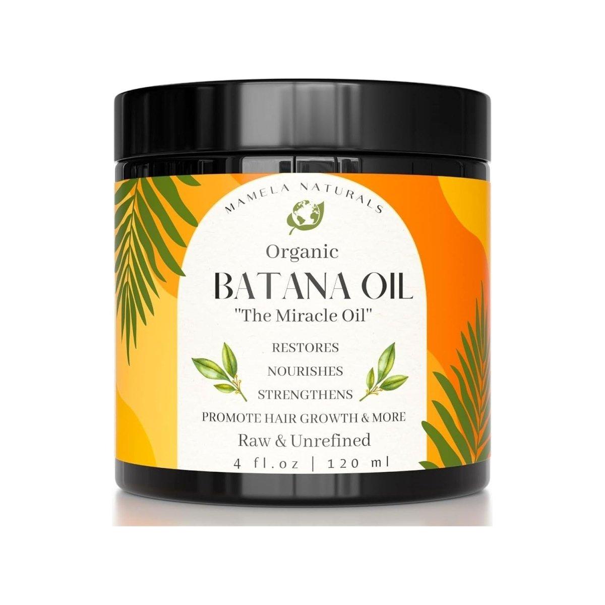 Mamela Naturals Raw Batana Oil for Hair Growth | Organically Sourced from Honduras - 120ml - Glam Global UK