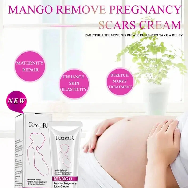 Mango Stretch Mark Cream For Pregnancy Repair - Glam Global UK