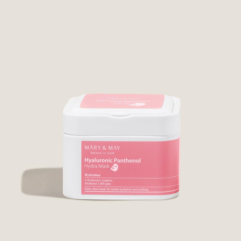 [MARY & MAY] Hyaluronic Panthenol Hydra Mask 400g (30ea) - Glam Global UKMARY & MAY