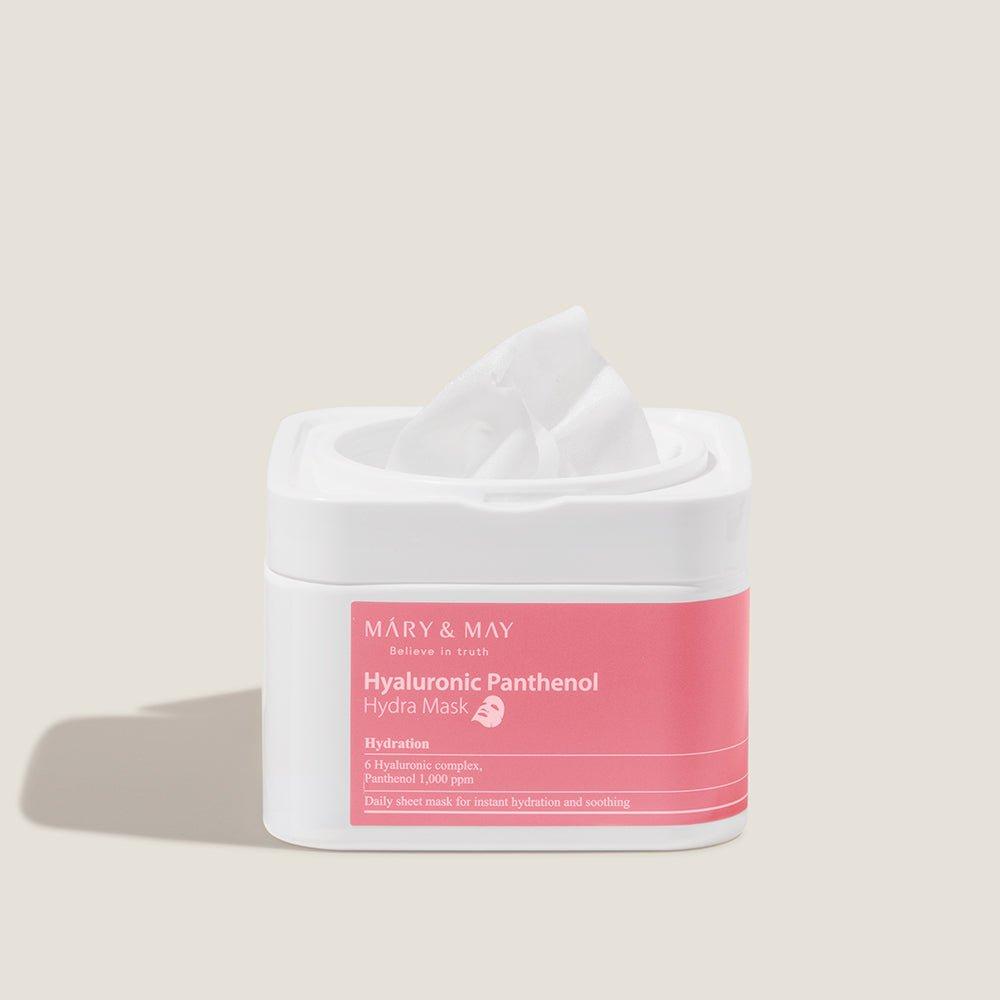 [MARY & MAY] Hyaluronic Panthenol Hydra Mask 400g (30ea) - Glam Global UKMARY & MAY