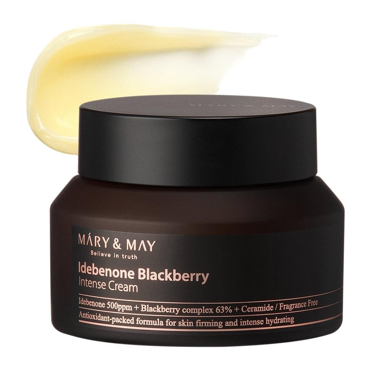 [MARY & MAY] Idebenone + Blackberry Complex Intense Cream 70g - Glam Global UKMARY & MAY