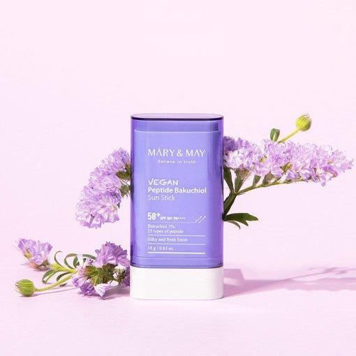 [MARY & MAY] Peptide Bakuchiol Sun Stick SPF50+ PA++++ 18g - Glam Global UKMARY & MAY