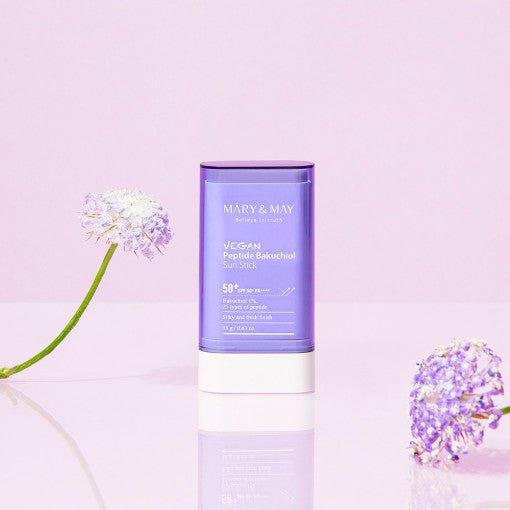[MARY & MAY] Peptide Bakuchiol Sun Stick SPF50+ PA++++ 18g - Glam Global UKMARY & MAY