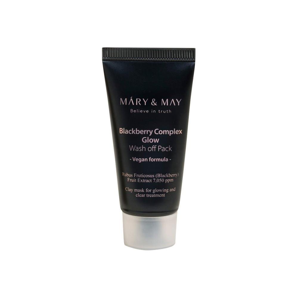 [MARY & MAY] Vegan Blackberry Complex Glow Wash off Pack 30g - Glam Global UKMARY & MAY