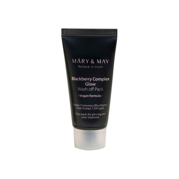 [MARY & MAY] Vegan Blackberry Complex Glow Wash off Pack 30g - Glam Global UKMARY & MAY