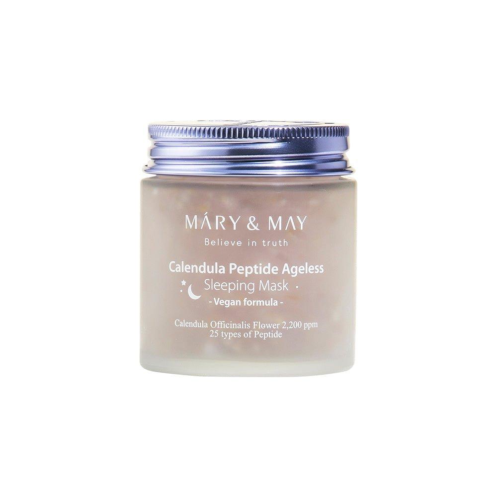 [MARY & MAY] Vegan Calendula Peptide Ageless Sleeping Mask 110g - Glam Global UKMARY & MAY