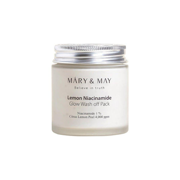 [MARY & MAY] Vegan Lemon Niacinamide Glow Wash off Pack 125g - Glam Global UKMARY & MAY