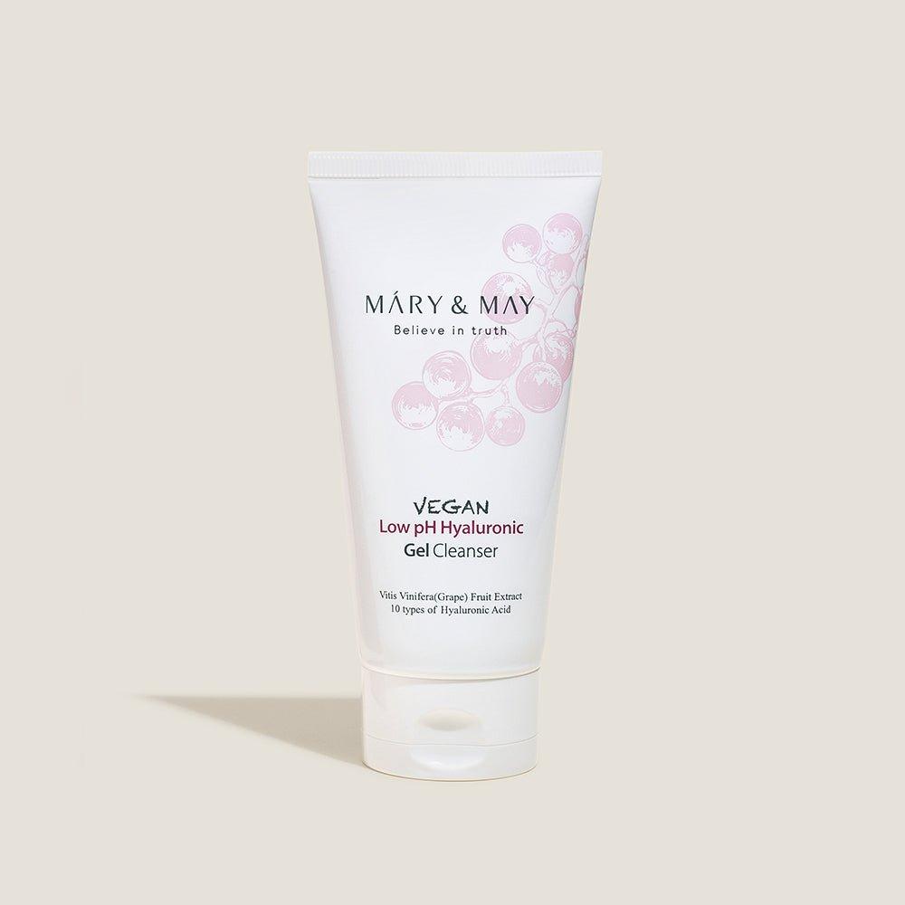 [MARY & MAY] Vegan Low pH Hyaluronic Gel Cleanser 150ml - Glam Global UKMARY & MAY