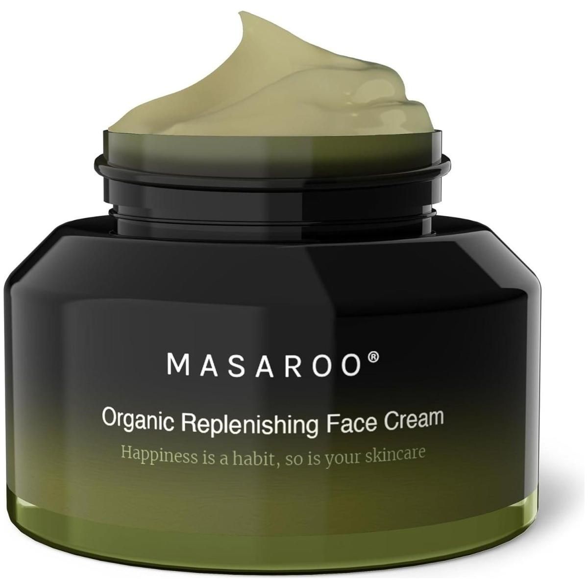 Masaroo Organic Replenishing Face Cream - 50ml - Glam Global UK