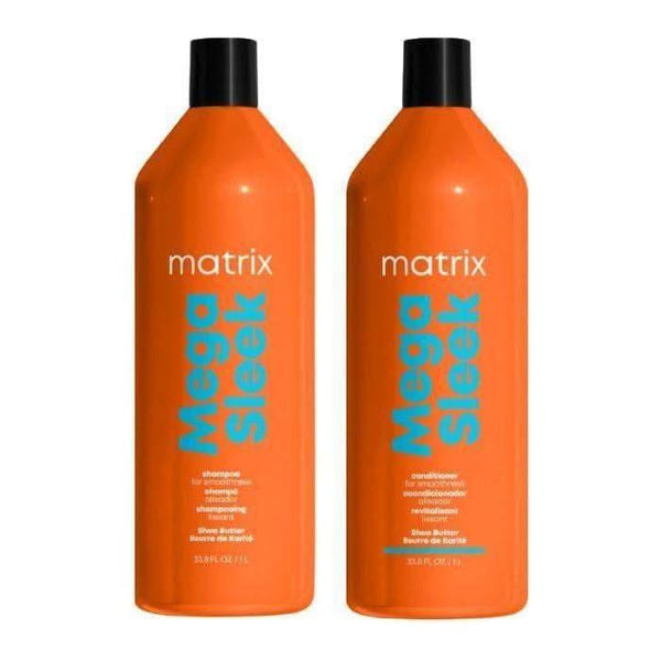 Matrix Mega Sleek Shampoo & Conditioner x2 1000m - Glam Global UKMatrix